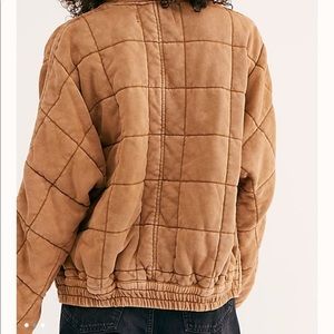 Iso Quilted Knit Jacket Toasted Coconut 
